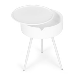 Apvalus naktinis stalelis su nuimamu plastikiniu viršumi - ModernHome - Image 4