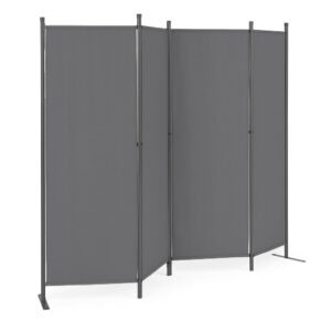 Sulankstoma 4 dalių sodo ir kambario pertvara 167x216 cm pilka MultiGarden - Image 4