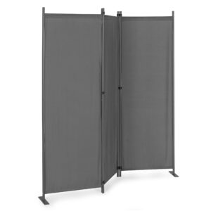 Sulankstoma 3 dalių sodo ir kambario pertvara 167x164 cm pilka MultiGarden - Image 4