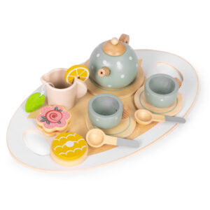 Medinis arbatos rinkinys arbatinukas puodeliai 14 dalių ECOTOYS - Image 4
