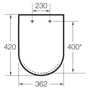 Unitazo dangtis JIKA TIGO H8903850, lėtai užsidarantis - Image 2