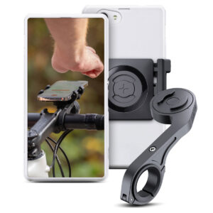 SP Connect Roadbike Bundle Universal Clamp SPC+ dviračio telefono laikiklis - Juodas