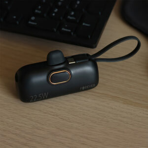 Forever mini išorinė baterija MTB-100 22.5W 5000 mAh Lightning juoda - Image 8