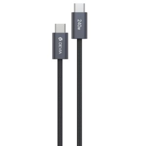 Devia laidas Extreme EC652 PD USB-C - USB-C 2,0 m 240W juodas - Image 2