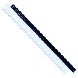 *Plastikinės įrišimo spiralės Forpus, 22mm, baltos spalvos 50vnt