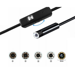 Endoskopo kamera 3,5 m objektyvas 8/7/5,5 mm USB-C/Micro-USB LTC - Image 5