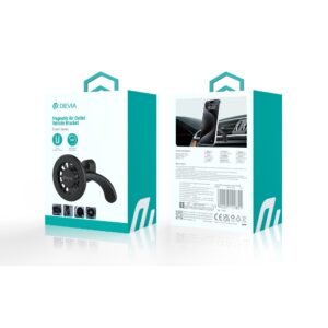 Devia automobilinis laikiklis ES084 magnetinis ventiliacijos grotelėms juodas - Image 4