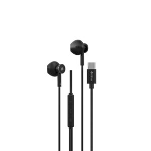 Devia laidinės ausinės Smart M2 Digital Metal USB-C juodos - Image 2