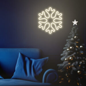 Neoninė LED KALĖDINĖ SNAIGĖ balta FLNE20 Forever Light - Image 7
