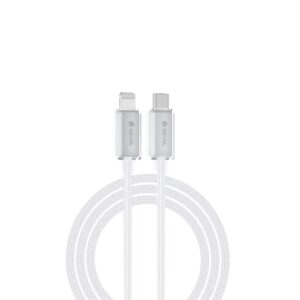 Devia laidas Extreme EC654 PD USB-C – Lightning 1,5 m 27W 3A baltas