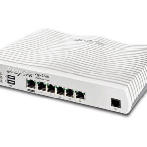 DrayTek Vigor 2866: Gfast Modem-Firewall laidinis maršrutizatorius Gigabitinis eternetas Pilka - Image 2