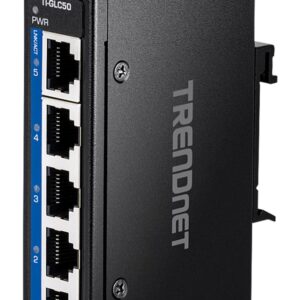 Trendnet TI-GLC50 tinklo komutatorius Ne-valdomas Gigabit Ethernet (10/100/1000) Juoda - Image 2