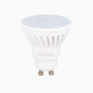 Lemputė LED GU10 230V 10W 1250lm 125lm/W, šiltai balta 2700K, pritemdoma, LED line PRIME