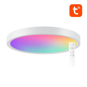 Išmanusis lubinis šviestuvas 30cm WiFi/Bluetooth 16M RGBCW Gosund LB12 1920lm Tuya + nuotolinio valdymo pultas. - Image 2