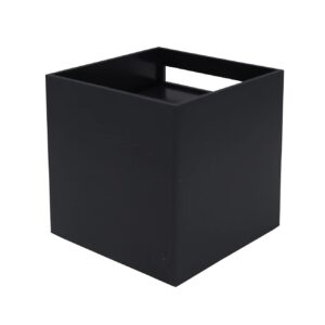 Sieninis lauko šviestuvas CUBE 2x3W 3000K, reguliuojamo švietimo kampo, juodas spalvos