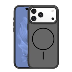 Frame Thin Mag dėklas iPhone 17 Pro 6,3" / 18 Pro 6,3" juodas