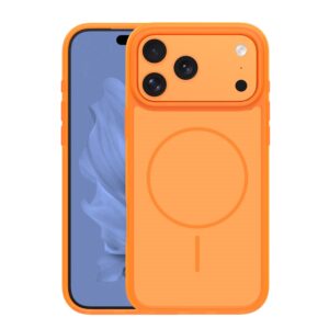 Frame Thin Mag dėklas, skirtas iPhone 17 Pro Max 6,9" / 18 Pro Max 6,9" oranžinis