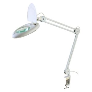 Darbo šviestuvas 230Vac 15W su didinamuoju Ø127mm stiklu, 5 dioptrijos, SMD LED - Image 1