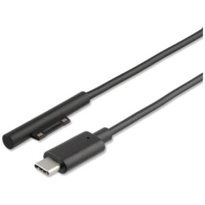 Kabelis 4smarts Connect Cable USB-C 5A 1m, skirtas Microsoft Surface, juodas - Image 3