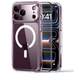 ESR CLASSIC HYBRID MagSafe IR GRŪDINTAS STIKLAS iPhone 17 Pro / 18 Pro SKAIDRUS