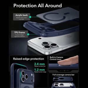 ESR CLASSIC HYBRID MagSafe iPhone 17 Pro Max / 18 Pro Max MATINĖ MĖLYNA - Image 4