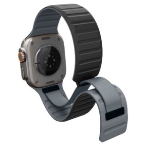 Spigen ATHLEX AIR M APPLE WATCH 8 / 9 / 10 / 11 / SE / ULTRA (44 / 45 / 46 / 49 MM) AKTYVI JUODA/PILKA - Image 4
