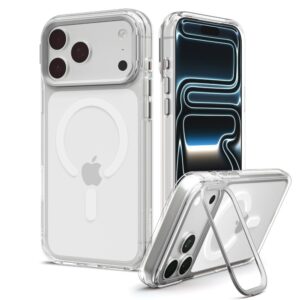 Spigen Ultra Hybrid OPTIK S MagSafe iPhone 17 Pro Max / 18 Pro Max SKAIDRUS/SIDABRINIS