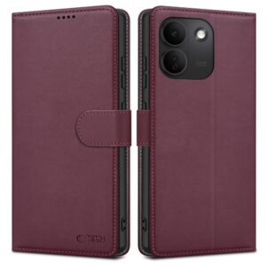 Tech-Protect PINIGINĖS TIPO DĖKLAS XIAOMI REDMI NOTE 17 Pro Max 5G MULBERRY