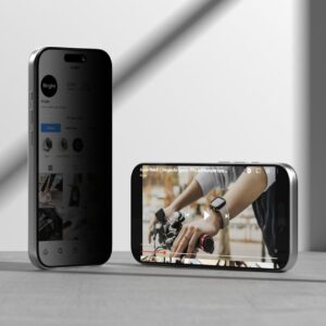 RINGKE EASY SLIDE PRIVATUMO STIKLAS 2-PACK iPhone 18 Pro Max PRIVACY - Image 4