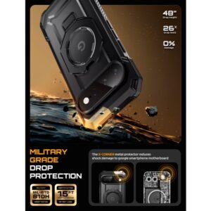 SupCase UB GRIP MAG MagSafe DĖKLAS GOOGLE PIXEL 11 Pro XL JUODAS - Image 4