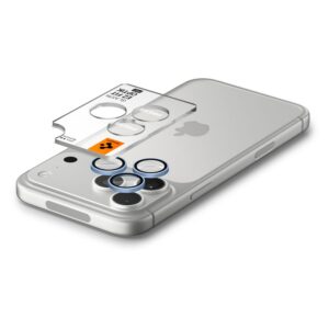 Spigen OPTIK PRO GLAS.TR EZ FIT KAMEROS APSAUGA 2-PACK IPHONE 18 PRO / 18 PRO MAX ŠVIESIAI MĖLYNA - Image 5