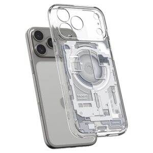 Spigen Ultra Hybrid MagSafe iPhone 17 Pro Max / 18 Pro Max ZERO ONE BALTAS - Image 4