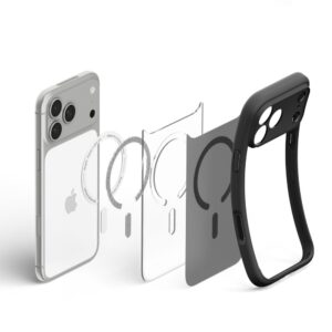 Spigen Ultra Hybrid MagSafe iPhone 17 Pro / 18 Pro FROST BLACK - Image 4