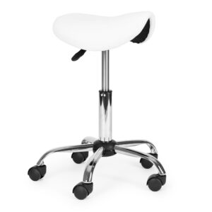 Pasukama balno formos kėdė kosmetologinė medicininė reguliuojama kėdė balta ModernHome - Image 5