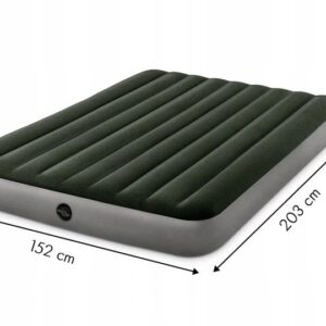 Didelis pripučiamas čiužinys 203x152 cm dvigulis su nemokama elektrine pompa INTEX 64779 - Image 5