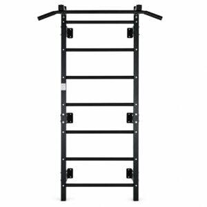 Gimnastikos sienelė 228 cm, prisitraukimų skersinis vaikams ir suaugusiems, juoda MOVEPRO - Image 5