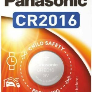 Ličio baterija CR2016 3V Panasonic 1vnt pakuotėje