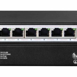 Extralink EX.14312 tinklo komutatorius Ne-valdomas L2 Gigabit Ethernet (10/100/1000) Maitinimas per Eternetą (PoE) Juoda - Image 3