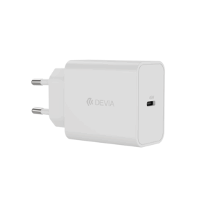 Devia sieninis įkroviklis Rocket PD 45W 1x USB-C baltas + laidas USB-C - USB-C - Image 2