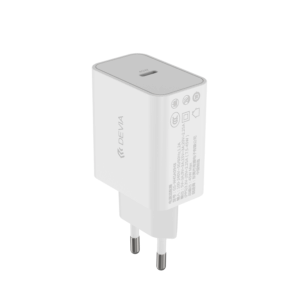 Devia sieninis įkroviklis Rocket PD 45W 1x USB-C baltas + laidas USB-C - USB-C - Image 3