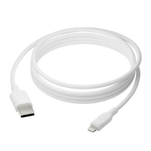 dbramante1928 re-charge – Įkrovimo laidas – USB–A į Lightning – 2,5 metro – Baltas