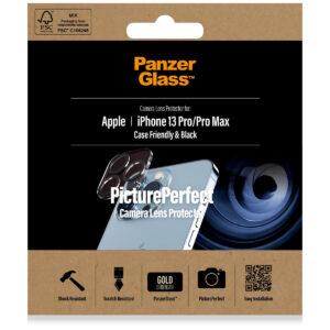 PanzerGlass PicturePerfect kameros objektyvo apsauga, skirta iPhone 13 Pro (Max) – skaidri