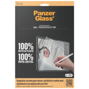 PanzerGlass GraphicPaper Ultra-Wide Fit ekrano apsauga, skirta Apple iPad Pro 13 (2025) M5 / (2024) M4 / Air 13 colių (2026) M4 / (2025) M3 / (2024) M2