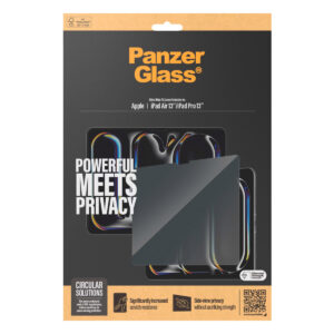 PanzerGlass Privacy ekrano apsauga Ultra-Wide Fit, skirta iPad Pro 13 (2025) M5 / (2024) M4 / Air 13 colių (2026) M4 / (2025) M3 / (2024) M2