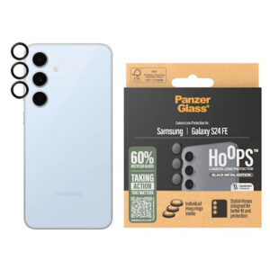 SAFE by PanzerGlass Hoops kameros apsauga, skirta Samsung Galaxy S24 FE – juoda