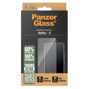 PanzerGlass Ultra-Wide Fit antibakterinė ekrano apsauga, skirta OnePlus 13