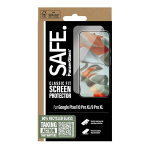 SAFE by PanzerGlass Classic Fit ekrano apsauginė plėvelė, skirta Google Pixel 10 Pro XL