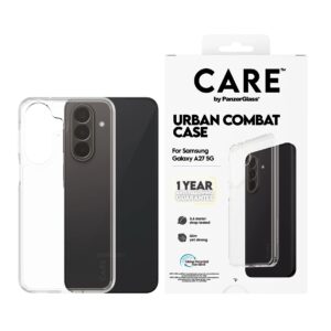 CARE by PanzerGlass Urban Combat dėklas, skirtas Samsung Galaxy A27 (5G) – skaidrus