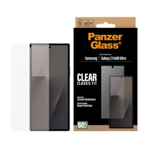 PanzerGlass Ultra-Wide Fit antibakterinė ekrano apsauga, skirta Samsung Galaxy Z Fold 8 Ultra