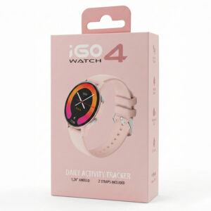 Forever išmanusis laikrodis iGo Watch 4! JW-600 Powder Pink - Image 3